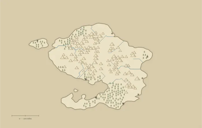 Original fantasy island map preview